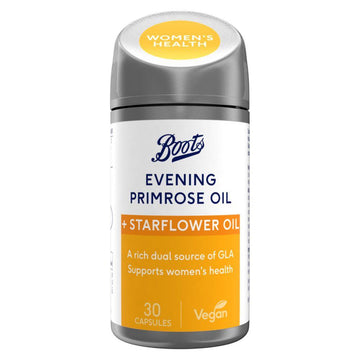 Evening Primrose Oil & Starflower Oil 30 Capsules (1 Month Supply)